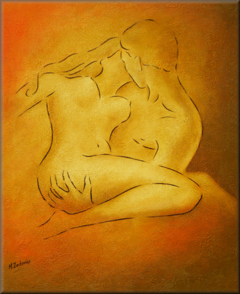 Flammende Leidenschaft Originalgemälde