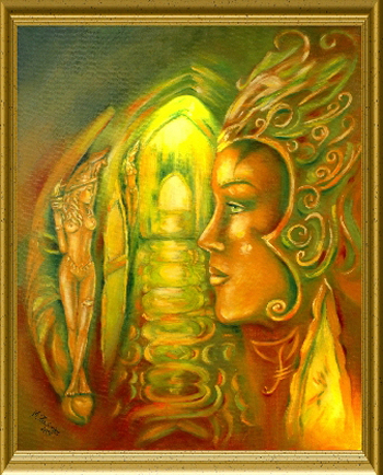 Spiritualität und Kunst, spirituell erotische Malerei, Ölgemälde Spiritualität und Kunst, spirituell erotische Malerei, Ölgemälde